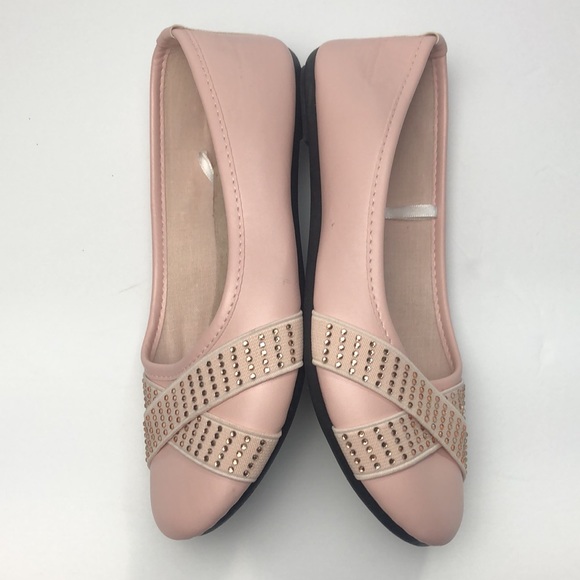 Last drop Daisy Fuentes girls ballet flats pink size 1 - Picture 7 of 9